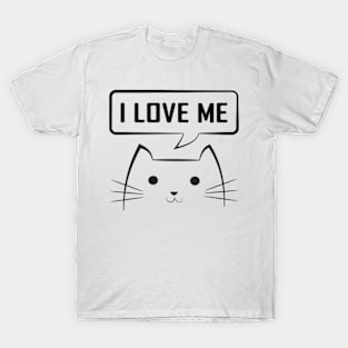 Motivation cat I love me T-Shirt